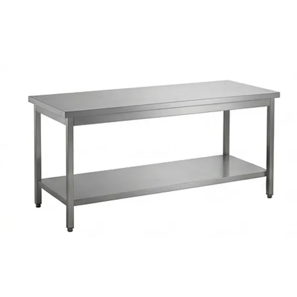 Bàn chặt inox 2 tầng lót gỗ