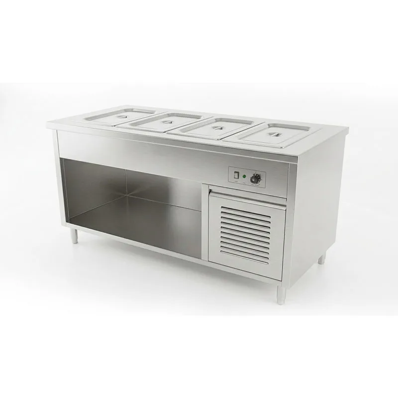 Bàn tủ giữ nóng thức ăn 4 khay TGN-4B cao cấp