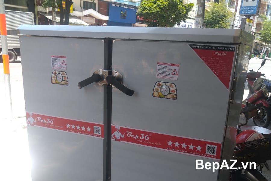BepAZ Bàn Giao Tủ Cơm 24 Khay Điện Tại Cam Ranh 🚛