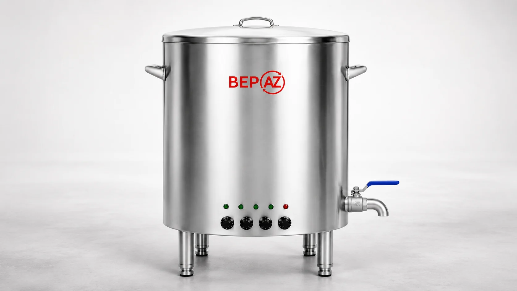 Nồi nấu cháo 200 lít NC200 BepAZ truyền nhiệt dầu chống khê cháy