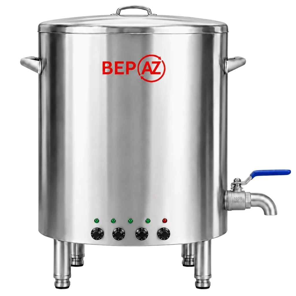 Nồi nấu cháo công nghiệp BepAZ NC200 dung tích 200 lít