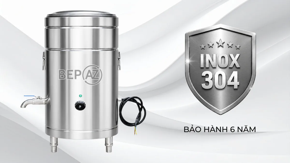 Nồi nấu nước lèo 50 lít mâm nhiệt BepAZ NPM50
