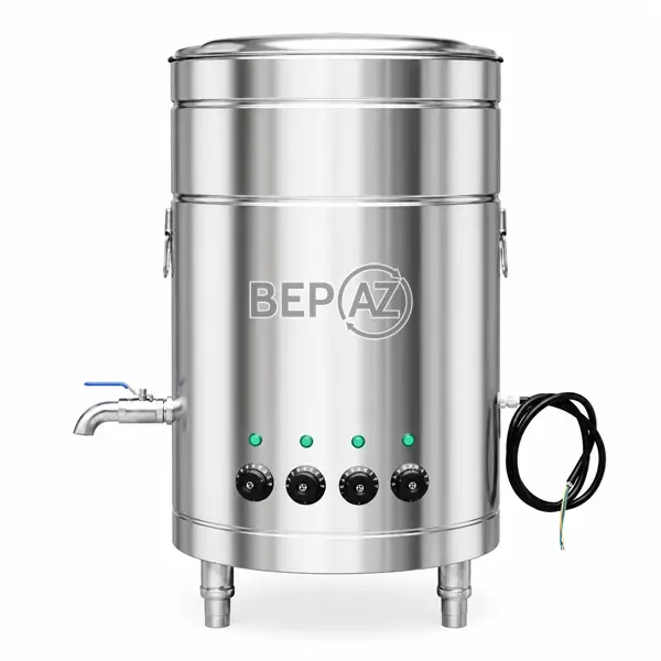 Nồi nấu phở mâm nhiệt 160 lít 4 đĩa nhiệt, điện 380V cho bếp lớn, BepAZ - NPM160