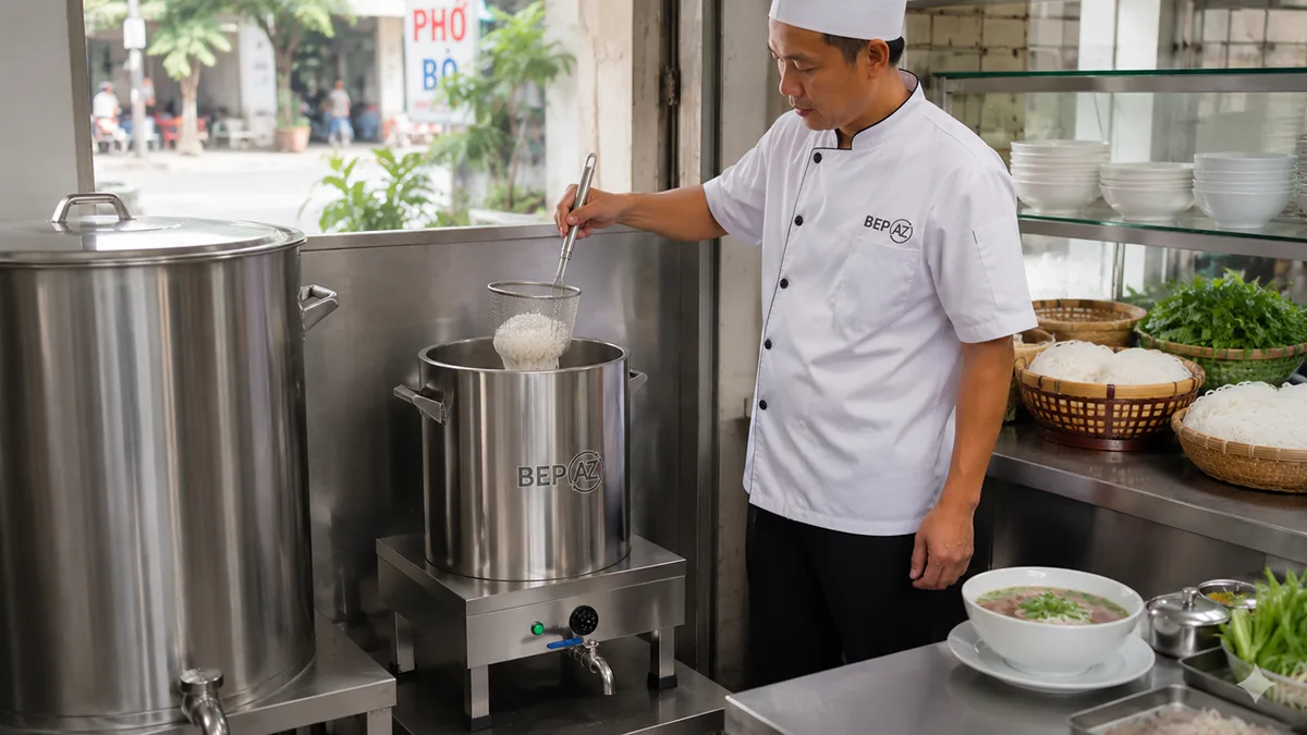 Nồi trần trụng phở thanh nhiệt 20 lít