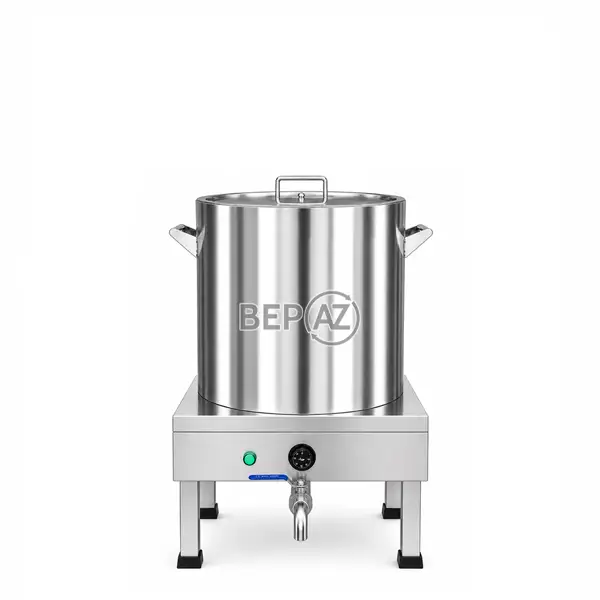 Nồi nấu phở thanh nhiệt 40 lít công suất 4kW, inox sáng đẹp, dễ sử dụng, BepAZ - NPT40