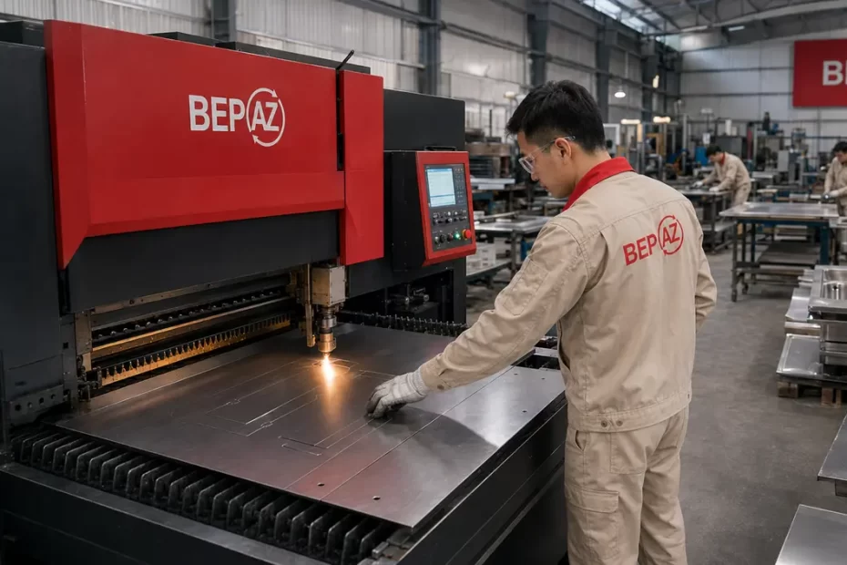 Cắt hố chậu bằng máy CNC hiện đại