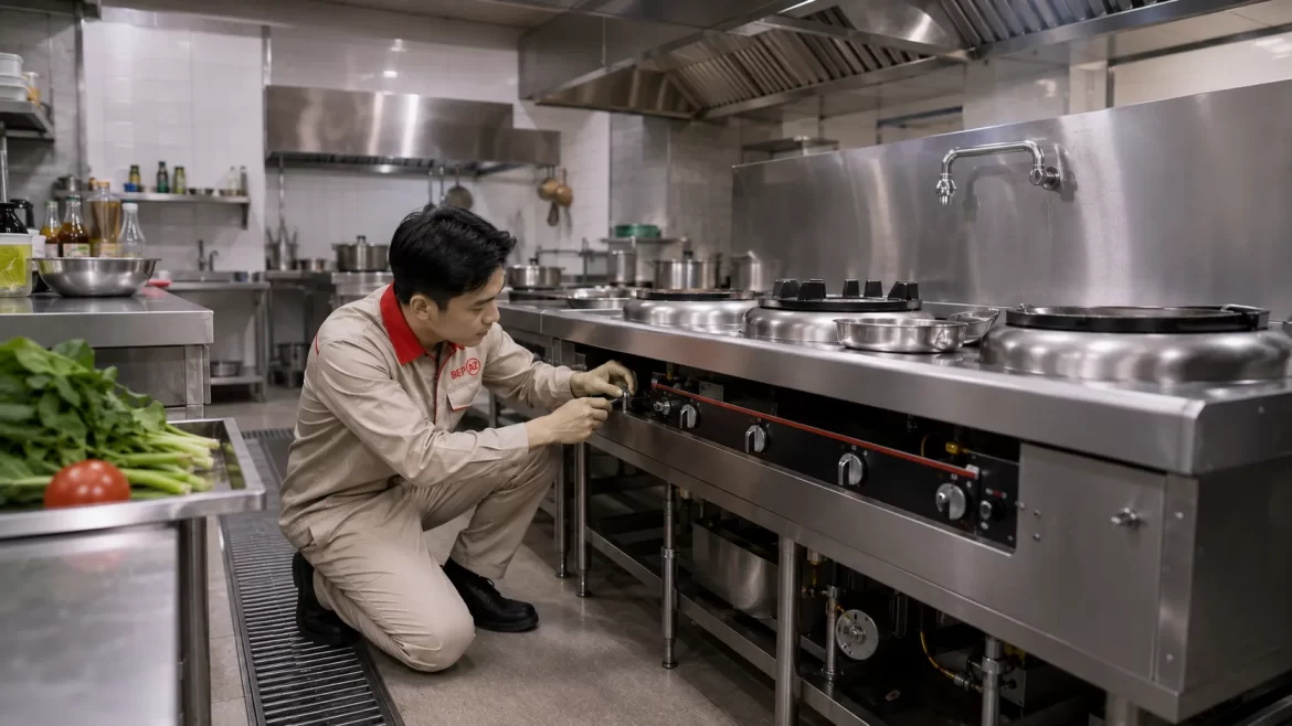 Thiết bị bếp BepAZ dễ bảo hành sửa chữa và thay thế phụ kiện