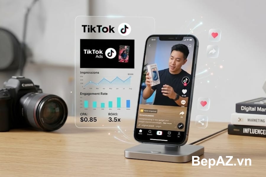 Cách Xây Dựng Kênh Tiktok Cho Quán Ăn Lên Xu Hướng, Hút Triệu View