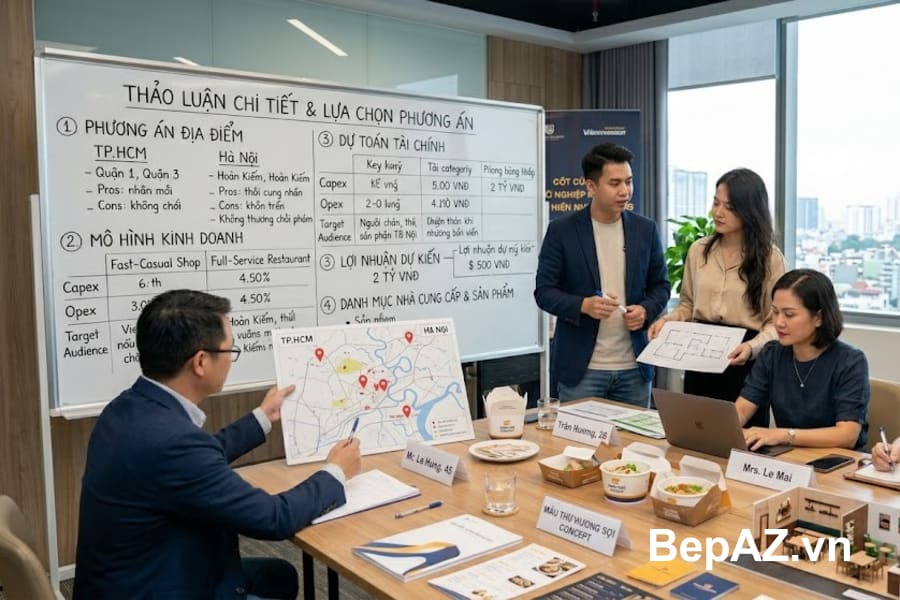 Gọi Vốn Khởi Nghiệp Nhà Hàng: Chuẩn Bị Kế Hoạch Thuyết Phục