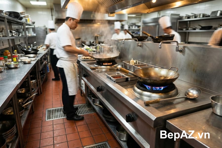 Kinh Nghiệm Chọn Mua Bếp Á Công Nghiệp Họng Đất, Họng Khè